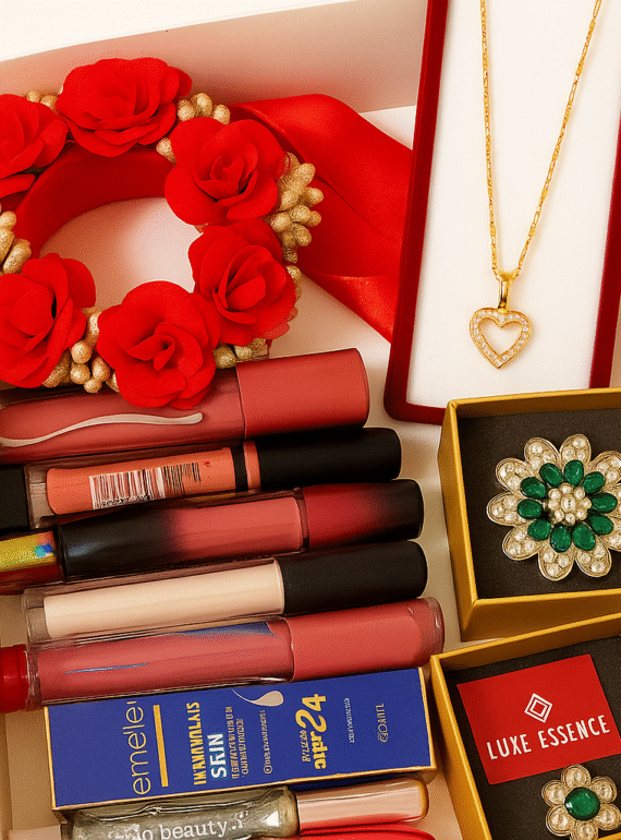 custom makeup and jewel