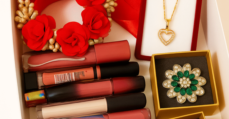 custom makeup and jewel