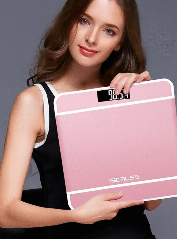 girls hold weight machine