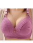 purple padded bra
